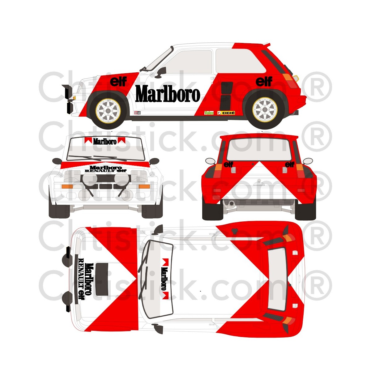 Déco personnalisée Renault 5