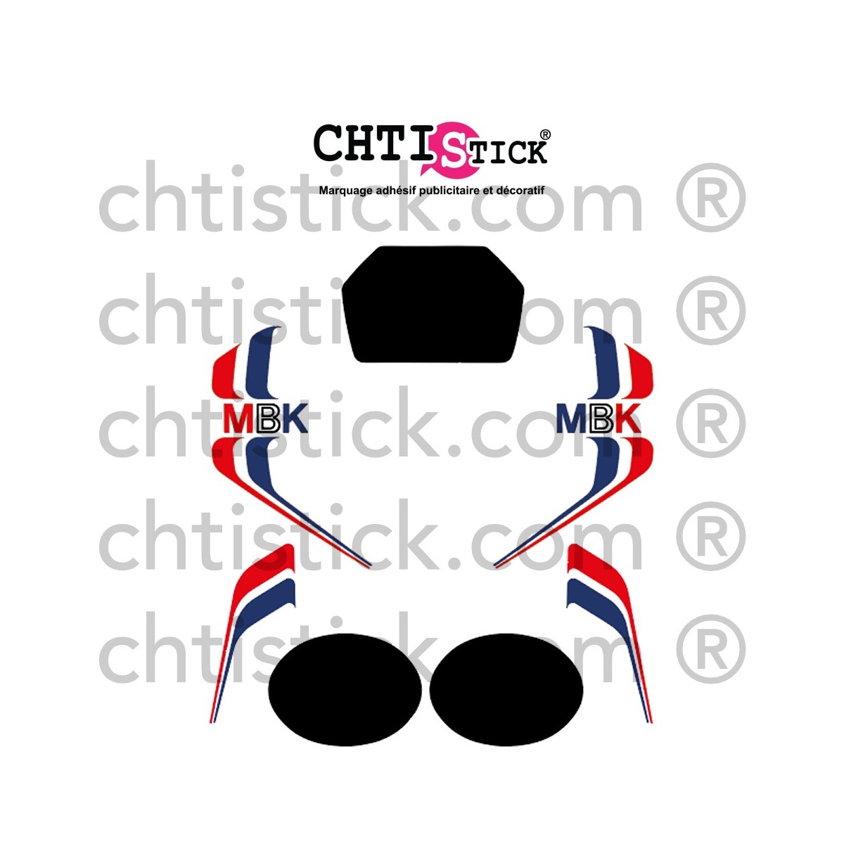 Kit Stickers MBK 50 KW