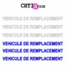 chtistick Adhésif véhicule de remplacement