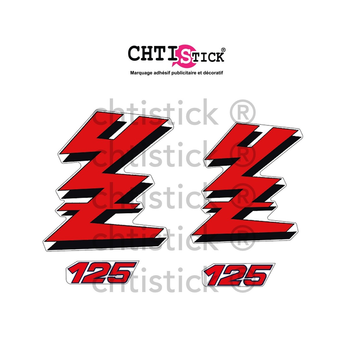 Stickers YAMAHA 125 YZ 89