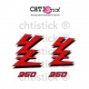 Stickers YAMAHA 250 YZ 89
