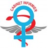 STICKER CADUCEE INFIRMIERE