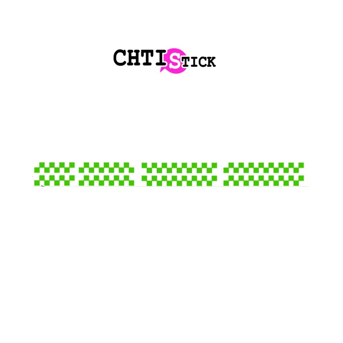 chtistick AUTOCOLLANT DAMIER AMBULANCE