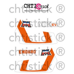 Kit Stickers Motobécane M50 EV Phase 2 BLEUE