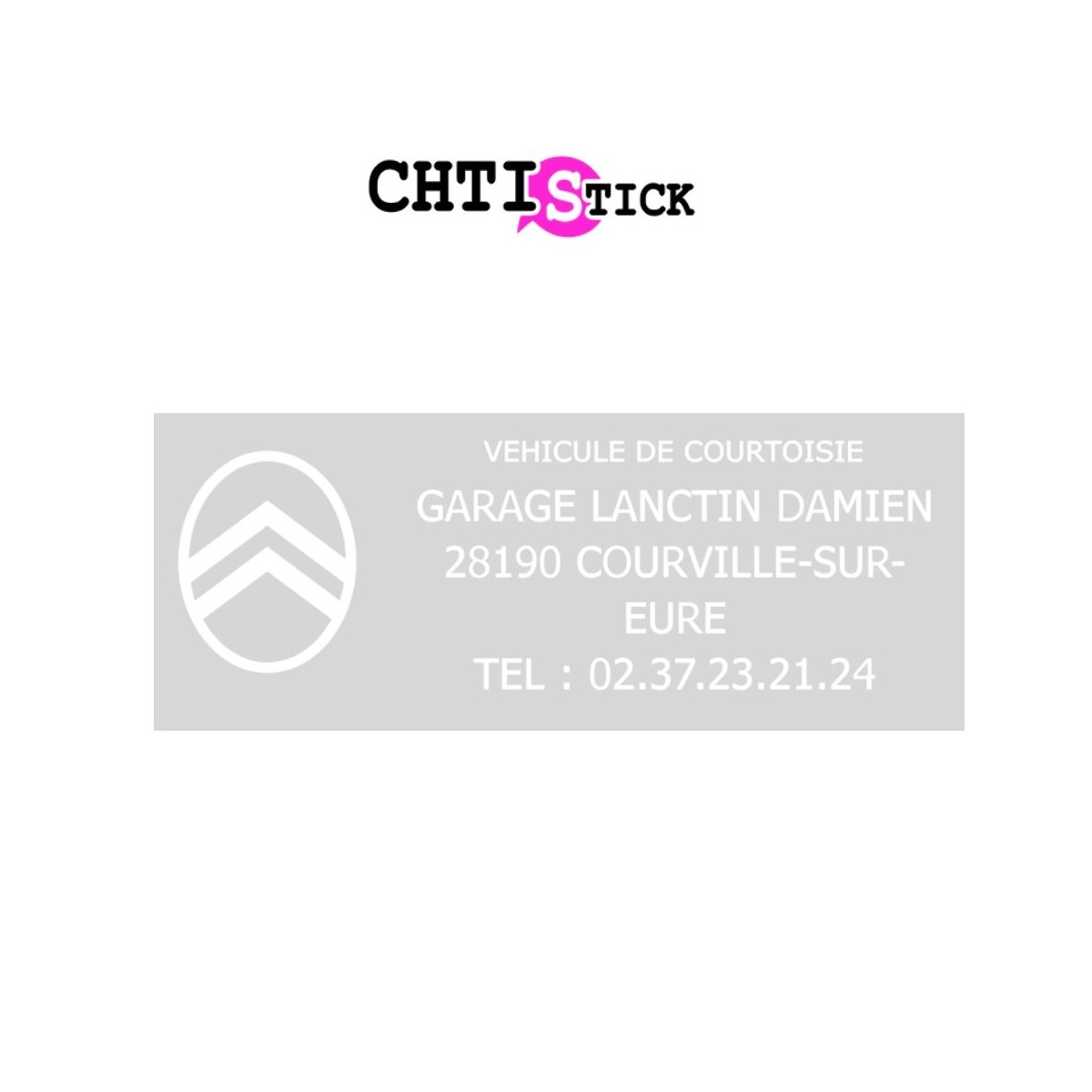Autocollant garage Citroen