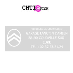 Autocollant garage Citroen