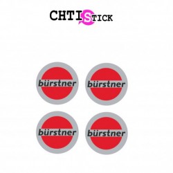 STICKER CENTRE ROUE BURSTNER 90 mm