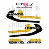 AUTOCOLLANT HONDA 500 XLS 79 ROUGE