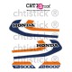 AUTOCOLLANT HONDA 500 XLS 79 BLANCHE