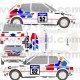 Kit déco Peugeot 205 IVENS VAR 88