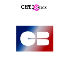 Autocollant nouveau logo CB