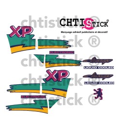 Stickers Peugeot 50 XP Avenger Violette
