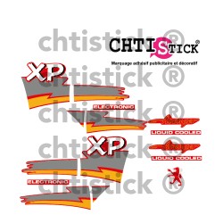 Stickers Peugeot 50 XP Avenger Rouge