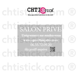 Commande Vitrine CG Coiffure