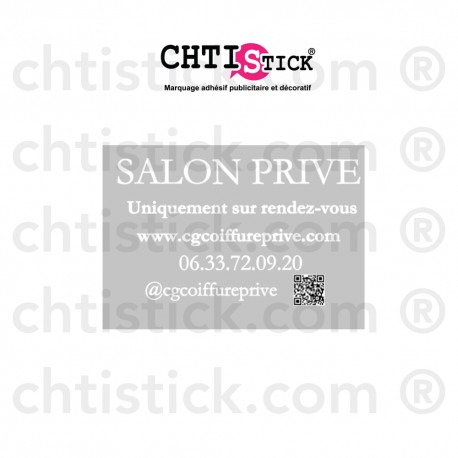 Commande Vitrine CG Coiffure