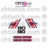 KIT AUTOCOLLANTS YAMAHA 80 YZ 1982