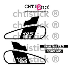 KIT AUTOCOLLANTS YAMAHA 125 DTF 1979