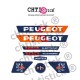 Kit autocollants Peugeot 103 MVL BLEU