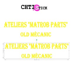 2 LETTRAGES PERSO VINTAGE