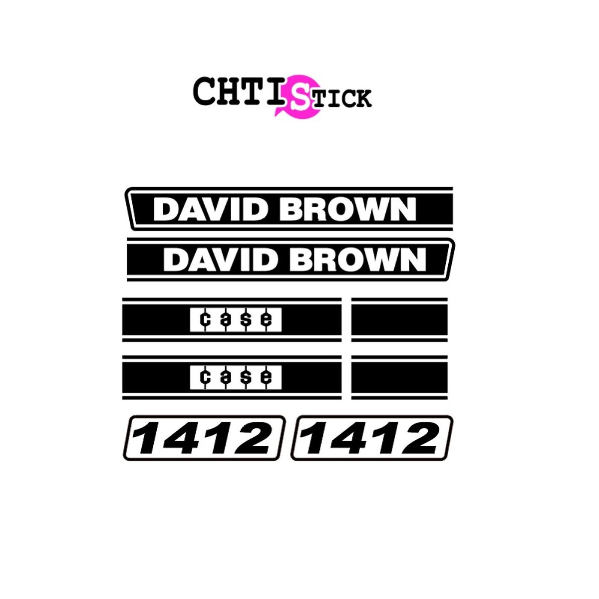 AUTOCOLLANT DAVID BROWN 1412