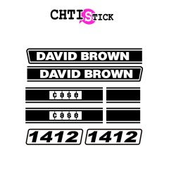 AUTOCOLLANT DAVID BROWN 1412