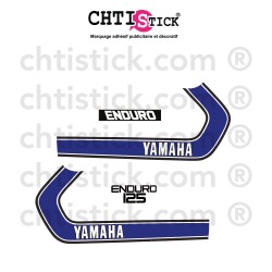 Autocollant Yamaha 125 DTF 75
