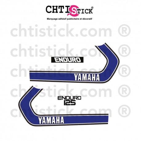 Autocollant Yamaha 125 DTF 75