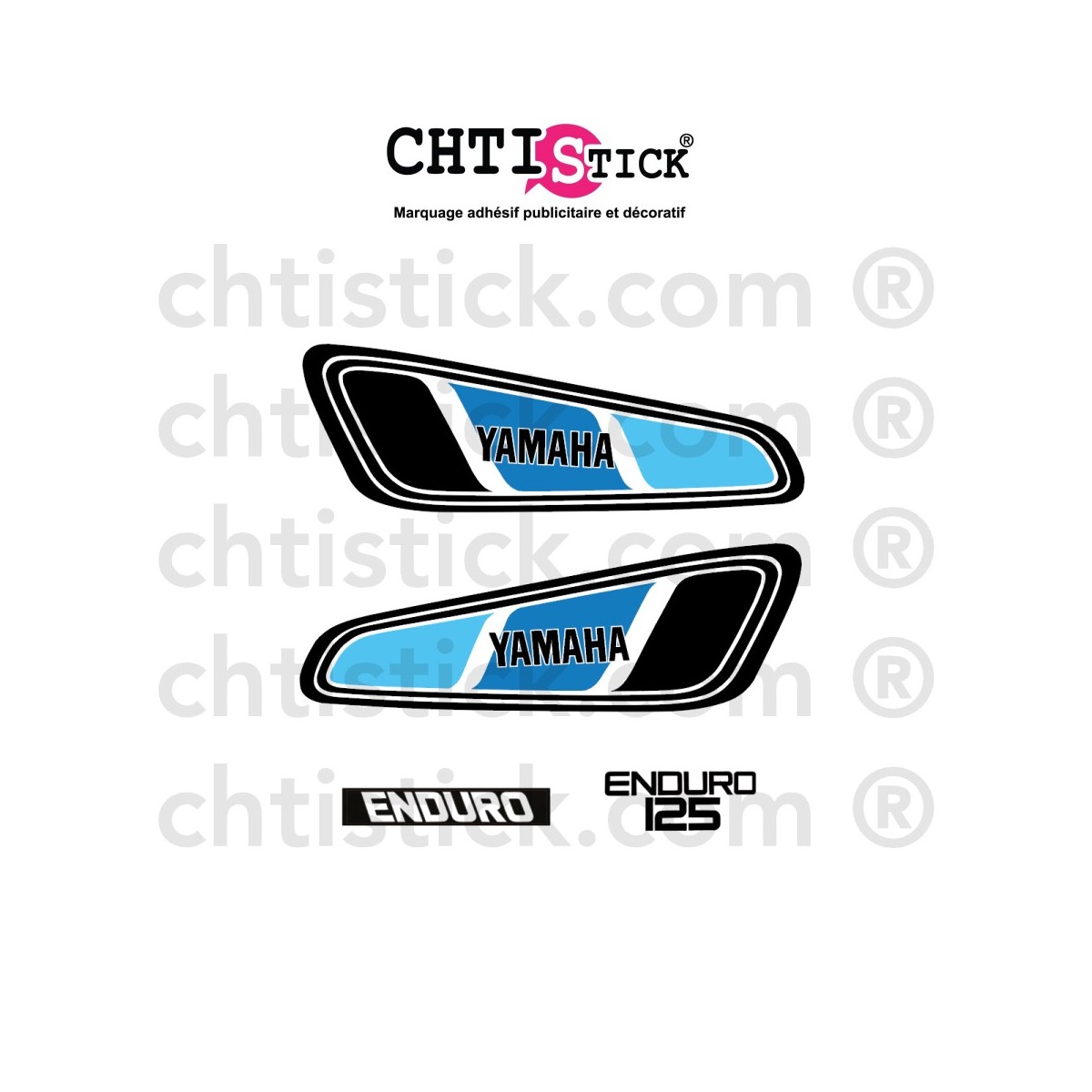 Autocollants Yamaha DTF 125