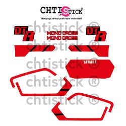 STICKERS YAMAHA 50 DTR 1989 Noire