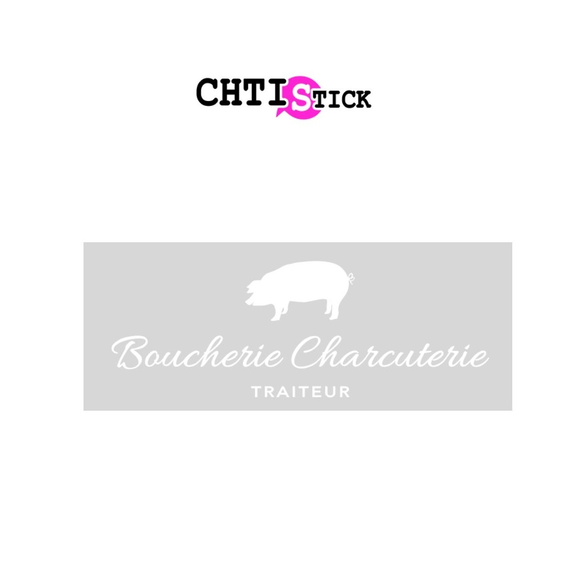 Autocollant Boucherie