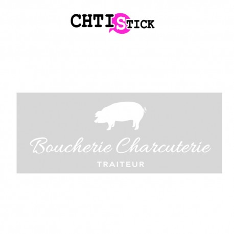 Autocollant Boucherie