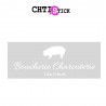 Autocollant Boucherie