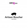 AUTOCOLLANT BOUCHERIE COCHON