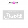 chtistick AUTOCOLLANT DOCTOLIB