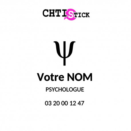 AUTOCOLLANT PSYCHOLOGUE