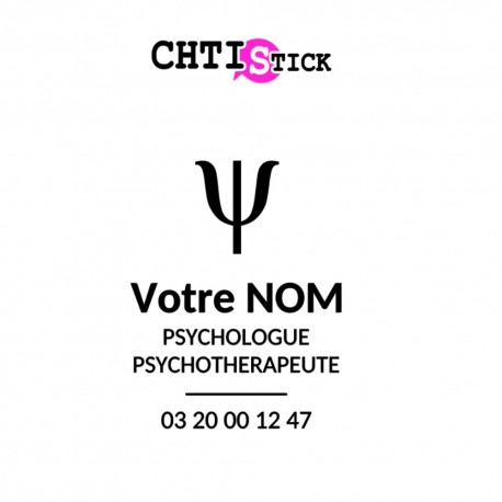 AUTOCOLLANT PSYCHOLOGUE 