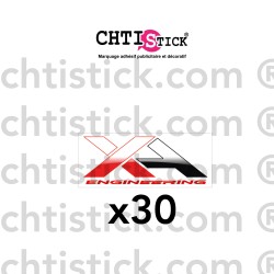 30 Autocollants XA Engineering