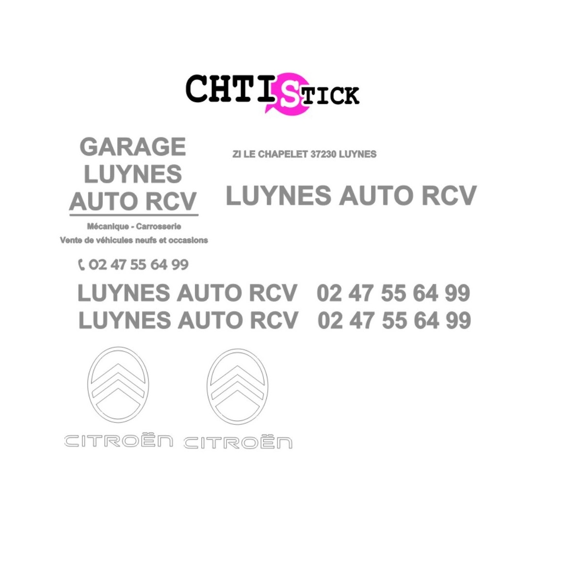 Flocage véhicule Peugeot Citroen