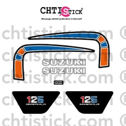 Stickers moto Suzuki 125 TS 1978
