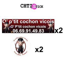 Autocollants boucherie 