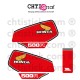 Kit complet autocollant HONDA XLR 500