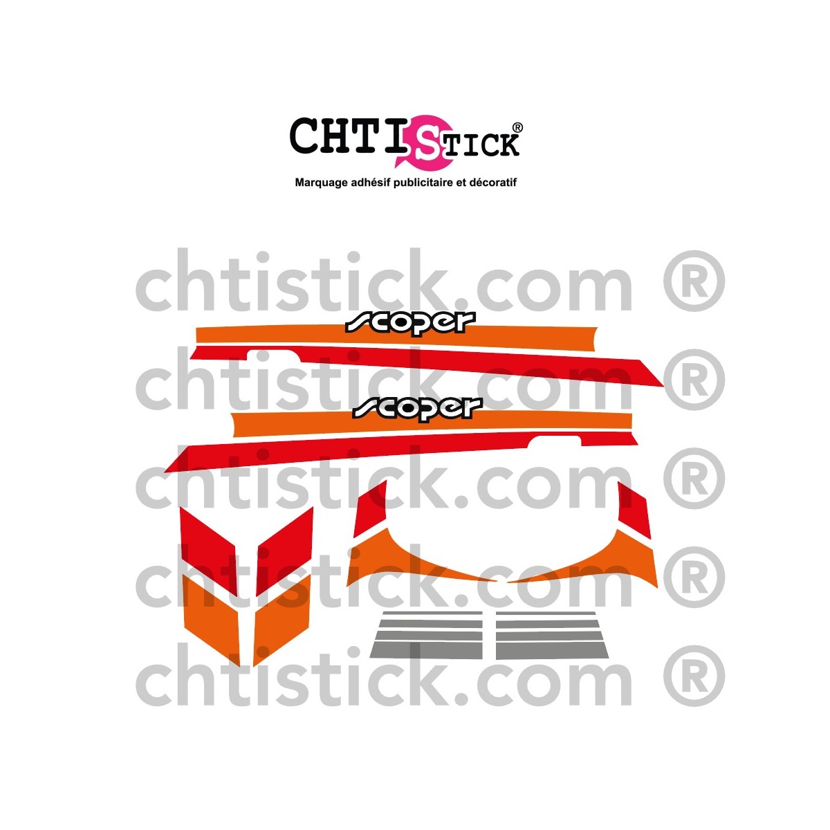 Déco Peugeot Scoper