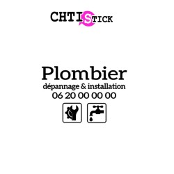 MARQUAGE VÉHICULE PLOMBIER M