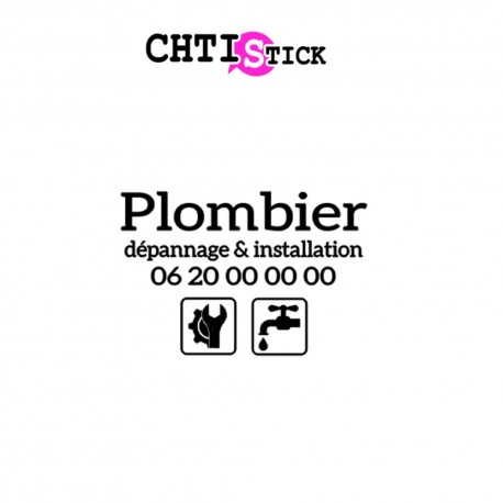 MARQUAGE VÉHICULE PLOMBIER M