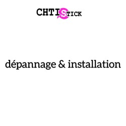 STICKER DEPANNAGE ET INSTALLATION