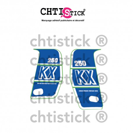 Stickers moto Kawasaki KX 250 1989