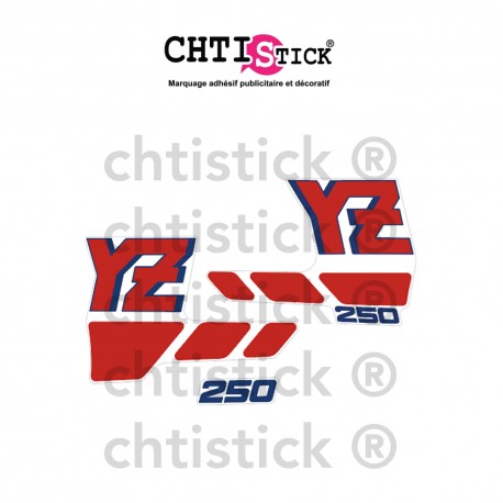 Stickers de Réservoir YAMAHA 250 YZ 1988
