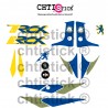 Stickers Peugeot 103 RCX Bleue