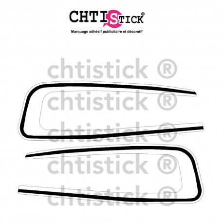 Stickers moto Suzuki GT 250 1974