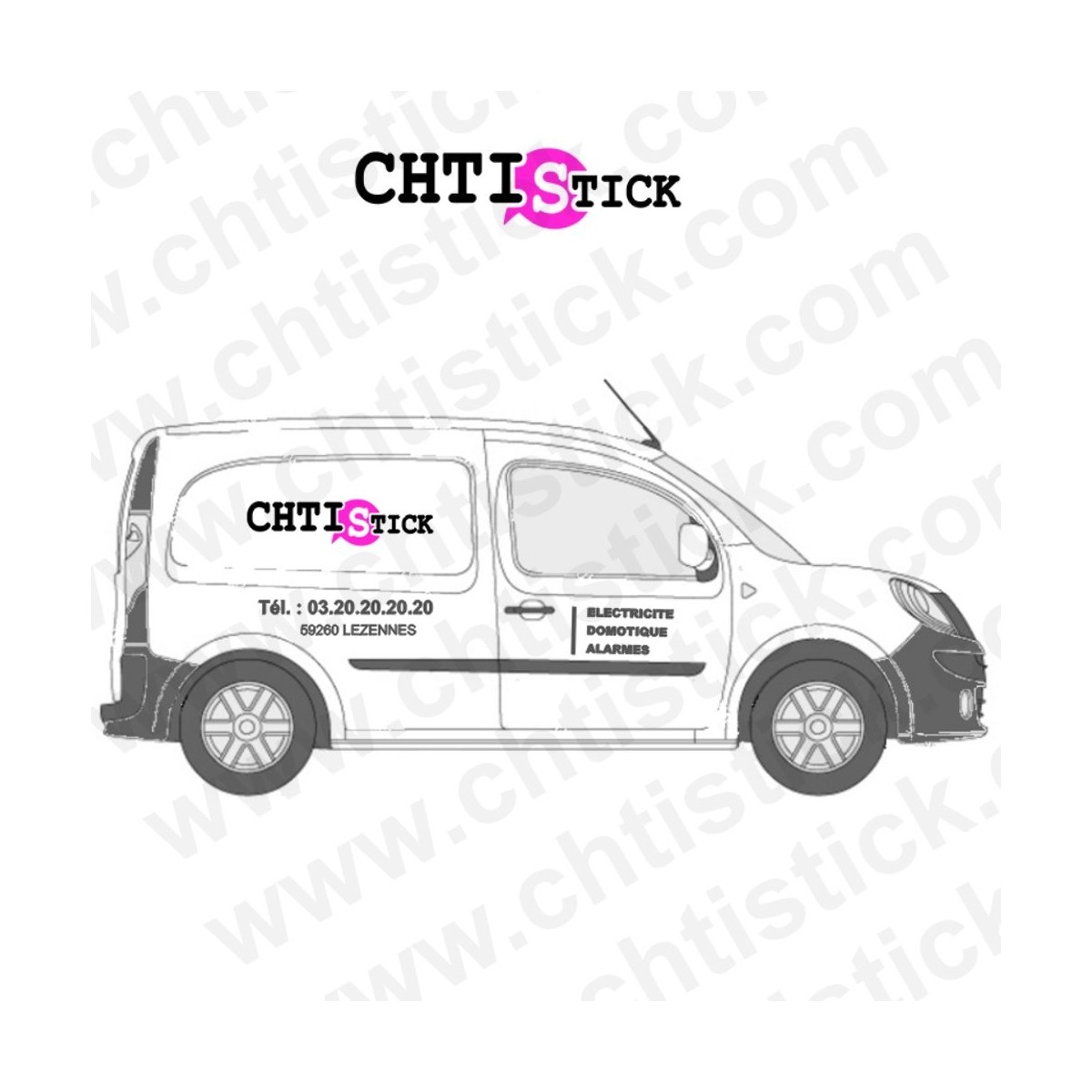 FLOCAGE VEHICULE ENTREPRISE